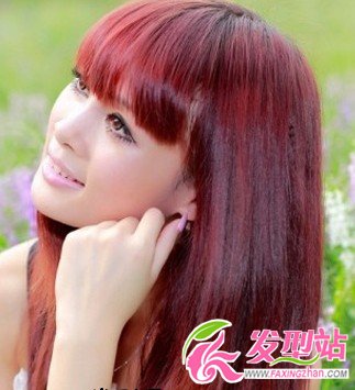 2012女生最流行的發(fā)型染色