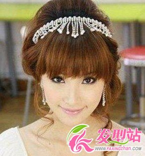 2013浪漫韓式新娘發(fā)型