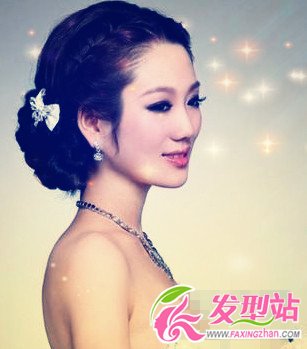 2013流行韓式新娘盤(pán)發(fā)扎法教程