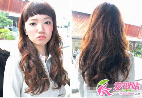 女生長卷發(fā)發(fā)型 宅女時尚卷發(fā)