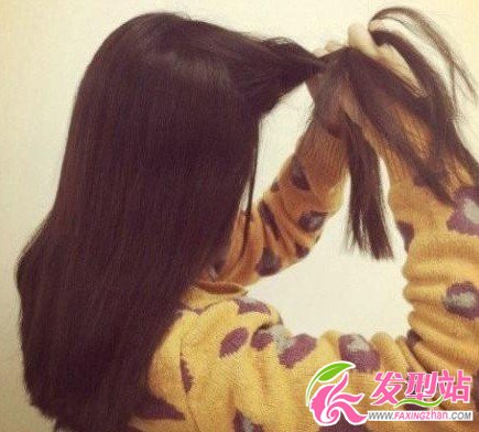 韓式側(cè)編發(fā)馬尾發(fā)型教程