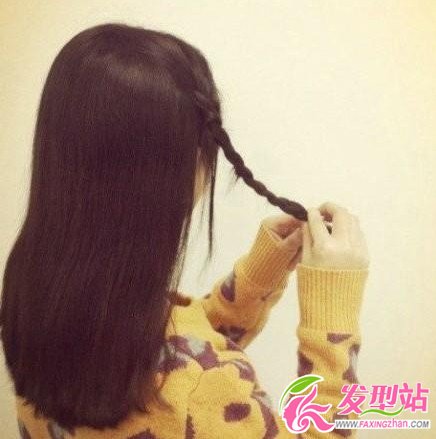 韓式側(cè)編發(fā)馬尾發(fā)型教程