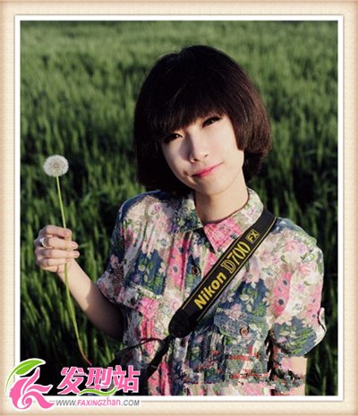 2013夏季女生修顏減齡短發(fā)發(fā)型圖片
