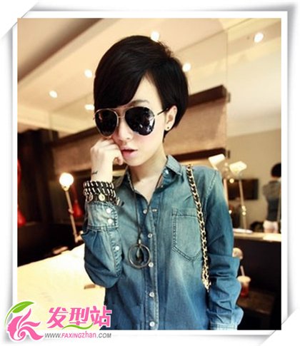 夏季女生清純可愛短發(fā)發(fā)型圖片