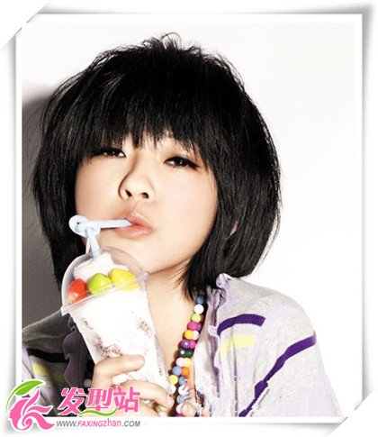 2013女生知性短發(fā)發(fā)型 凸顯女生帥氣可愛(ài)