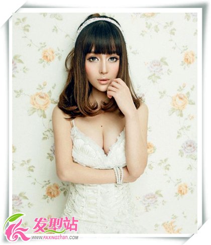 2013流行發(fā)型:女生甜美梨花頭發(fā)型圖片