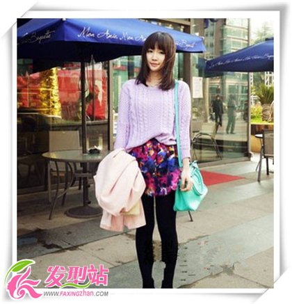 2013秋季女生時(shí)尚齊劉海發(fā)型圖片