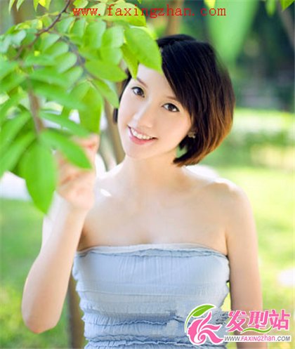 女士流行短發(fā)發(fā)型圖片 打造清新短發(fā)美女