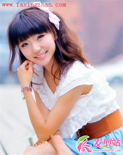 韓國女生夏季流行扎發(fā)發(fā)型圖片