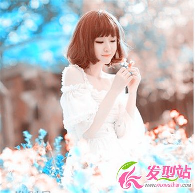 八款女生可愛波波頭發(fā)型