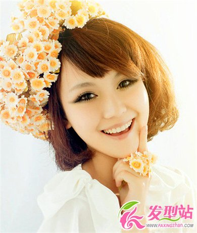 女生減齡瘦臉短發(fā)發(fā)型