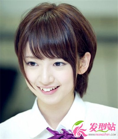 2014流行發(fā)型:女生簡(jiǎn)潔可愛短發(fā)發(fā)型