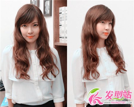 卷發(fā)配什么樣的劉海好看 時(shí)尚長卷發(fā)減齡又修顏