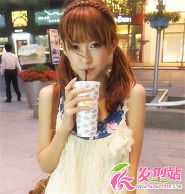 如何扎雙馬尾好看 萌妹子俏皮雙馬尾扎發(fā)發(fā)型