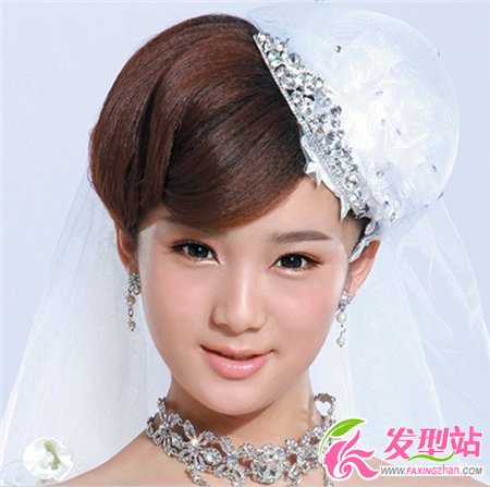 2014韓國流行新娘發(fā)型 百變劉海打造精致新娘