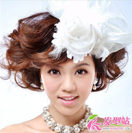 2014韓國(guó)流行新娘發(fā)型 百變劉海打造精致新娘