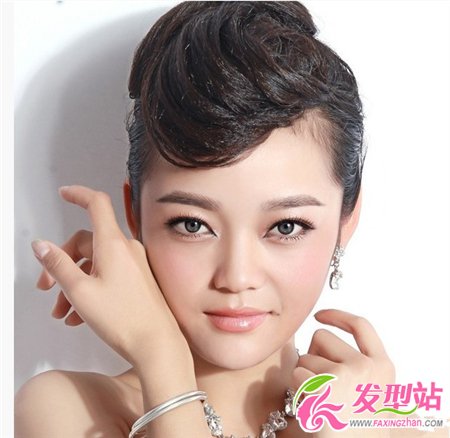 2014韓國流行新娘發(fā)型 百變劉海打造精致新娘
