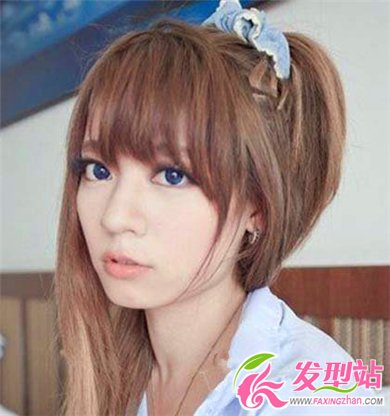 2014直發(fā)扎什么發(fā)型好看 最新時尚扎發(fā)發(fā)型圖片