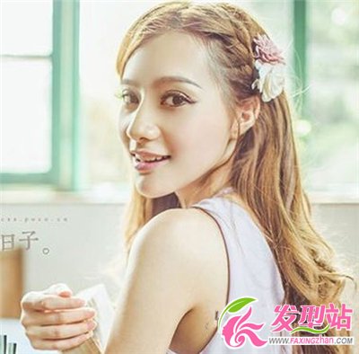 2014春夏季女生可愛編發(fā) 最新時(shí)尚編發(fā)發(fā)型圖片