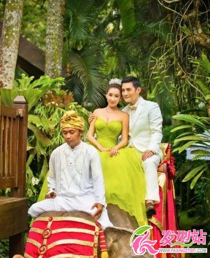 嚴(yán)屹寬杜若溪巴厘島大婚 杜若溪浪漫新娘發(fā)型盤點
