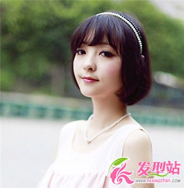 女生時尚清純短發(fā)發(fā)型 清爽短發(fā)可愛又瘦臉