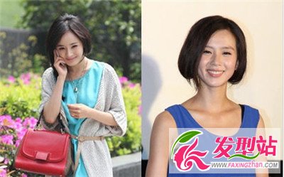 梨花頭+中分=完美+性感 女生時(shí)尚瘦臉中分梨花頭發(fā)型