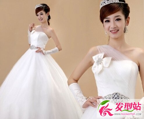 拍婚紗照做什么新娘發(fā)型好看 浪漫韓式新娘婚紗照發(fā)型圖片
