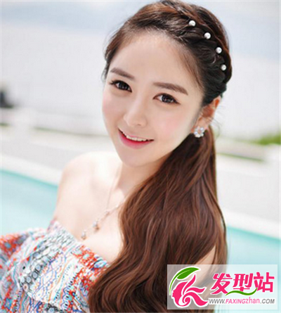 瘦臉妹子們的馬尾發(fā)型 清新美麗不可阻擋