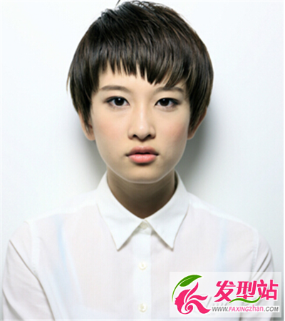 圓臉美眉真的可以很好看哦,打造個性短發(fā)造型