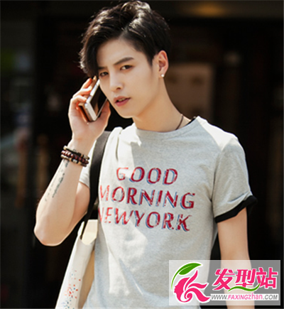 韓國個(gè)性男士斜劉海男發(fā) 為你的時(shí)尚加分