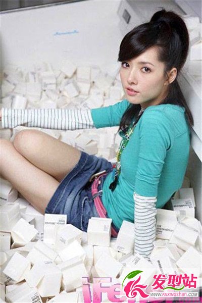 國民女神郭碧婷 演繹百變黑長直