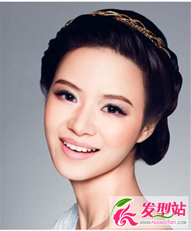 十月浪漫結(jié)婚季 最美新娘盤(pán)發(fā)造型來(lái)看