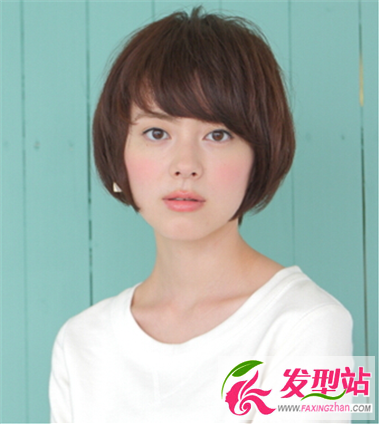 方臉女生的最愛 內(nèi)蓬松短發(fā)最瘦臉
