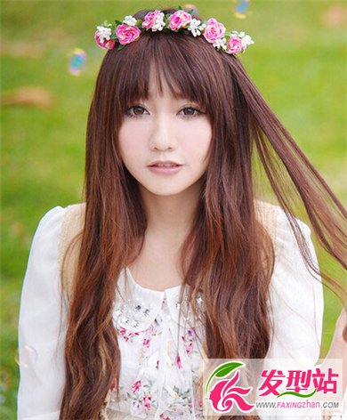 各式空氣感齊劉海發(fā)型圖片 打造時尚清醒齊劉海美女