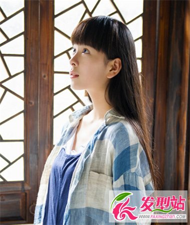 齊劉海發(fā)型給你清新氣息 讓你如沐春風的自然感