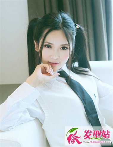 清新女生中分劉海發(fā)型 修顏劉海助你氣質(zhì)更加出眾