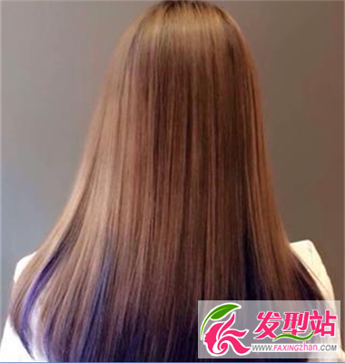超人氣女生個性發(fā)型 紫色挑染讓你人氣爆棚