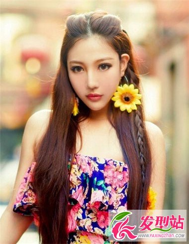 小臉女生們的專(zhuān)屬發(fā)型 時(shí)尚扎發(fā)給你不一樣的驚喜