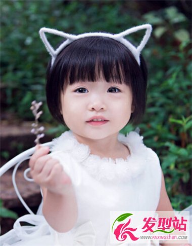 小孩子的短發(fā)設計 活潑乖巧惹人特愛