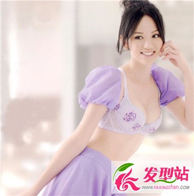 臺(tái)灣性感天后陳喬恩 時(shí)尚發(fā)型演繹不一樣的內(nèi)衣誘惑