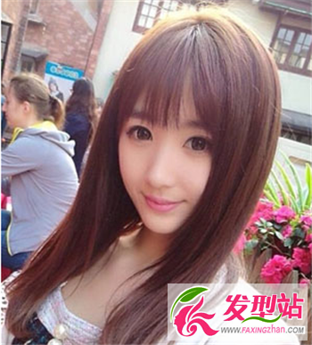 純色系直發(fā)系列 清純美艷楚楚動人