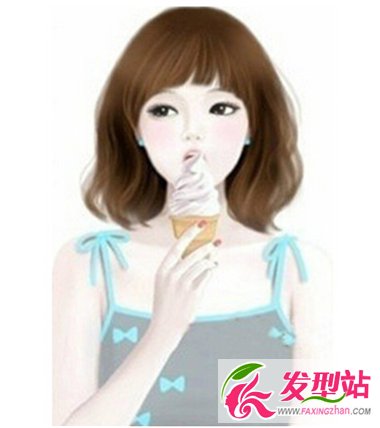 卡通女生短發(fā)