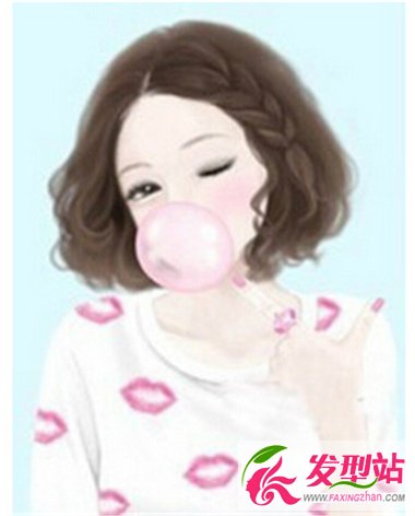 卡通女生短發(fā)
