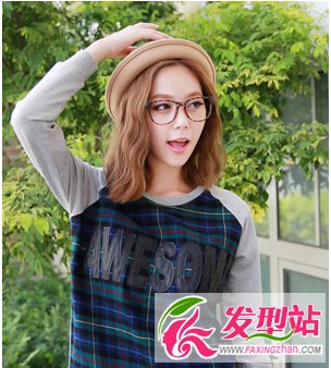 韓式中短發(fā)蛋卷發(fā)發(fā)型