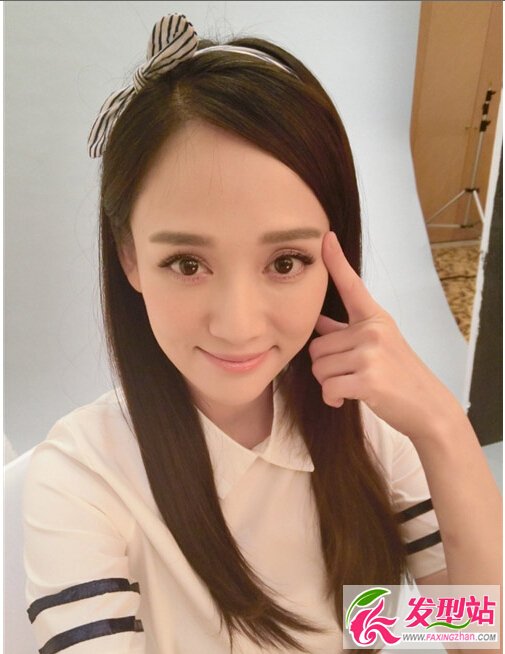 陳喬恩校服發(fā)型