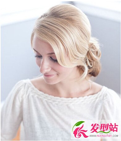 歐美范低發(fā)髻盤發(fā)發(fā)型
