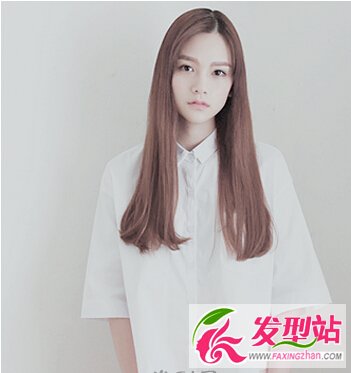 韓式中分發(fā)型