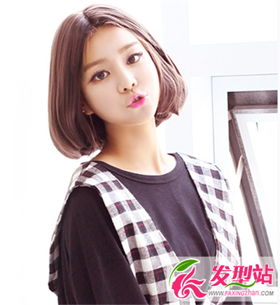短發(fā)韓式學(xué)院風(fēng)格波波頭