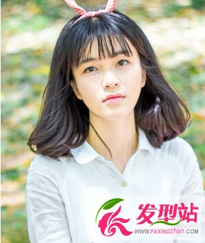 胖圓臉中長發(fā)發(fā)型