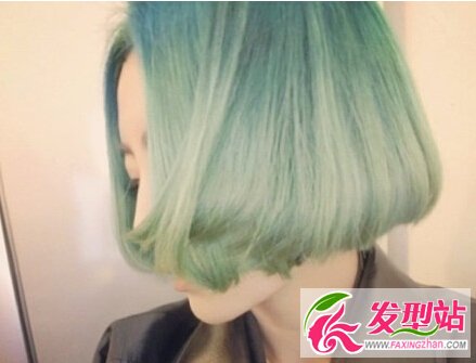 薄荷綠染發(fā)